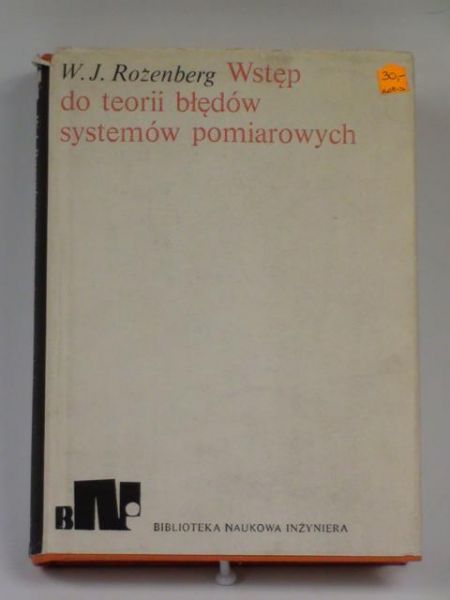 Wstęp do teorii błędów systemów pomiarowych