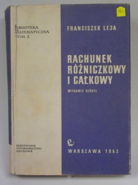 Rachunek różniczkowy i całkowy