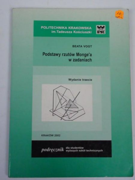 Podstawy rzutów Monge'a w zadaniach