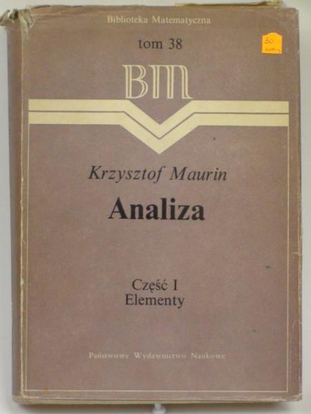 Maurin Krzysztof - Analiza Część I Elementy