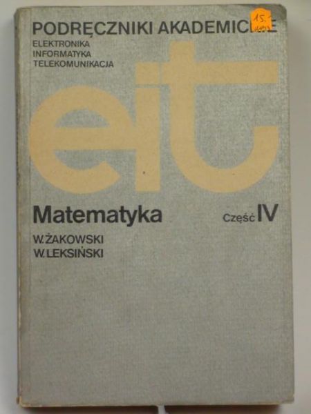 Leksiński Wacław - Matematyka, cz. IV