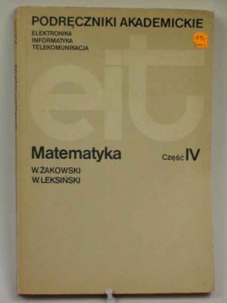 Leksiński Wacław - Matematyka, cz. IV