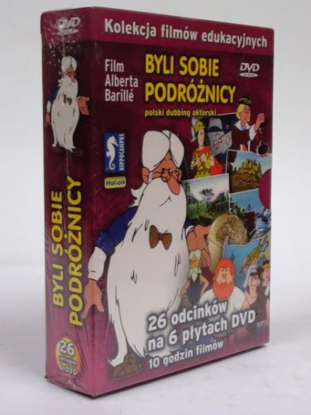 Byli sobie podróżnicy 6 płyt DVD, 26 odcinków, (komplet) NOWA