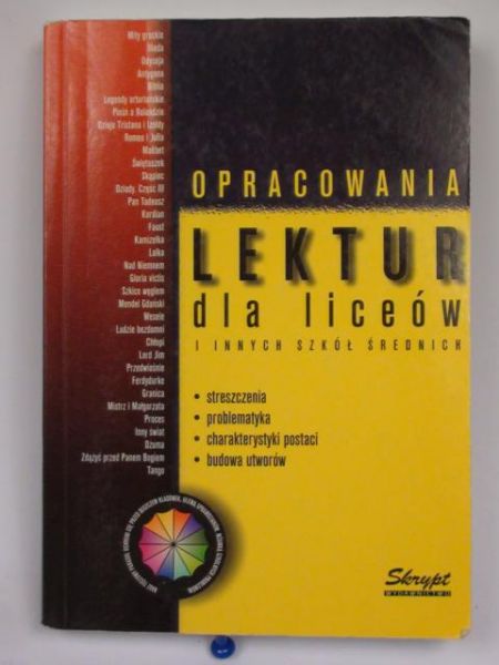 Chrzanowski, Poznański, Tarkowski - Opracowania lektur dla liceów