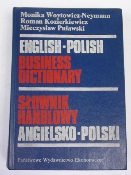 Woytowicz-Neymann, Kozierkiewicz,  - Słownik handlowy angielsko-polski
