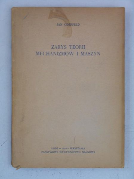 Zarys teorii mechanizmów i maszyn