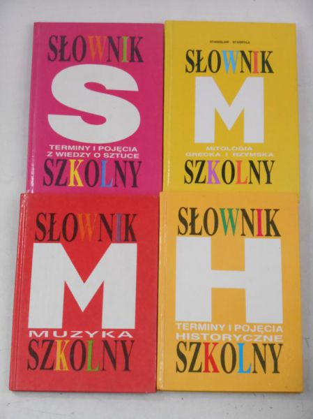 Słownik szkolny, Zestaw 4 książek
