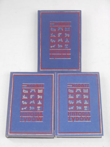Historia żydów, Tom I-III, reprint z 1929 r.