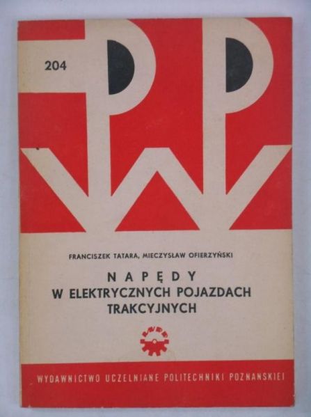 Tatara F.,   - Napędy w elektrycznych pojazdach trakcyjnych
