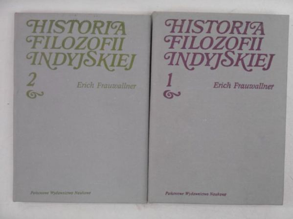 Historia filozofii indyjskiej, Tom I i II