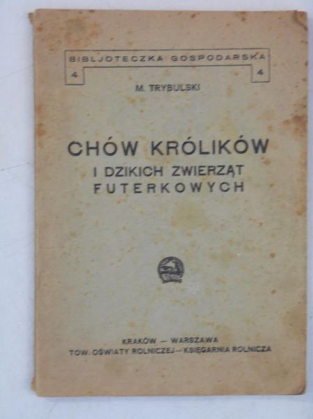 Chów królików i dzikich zwierząt futerkowych, 1948 r.