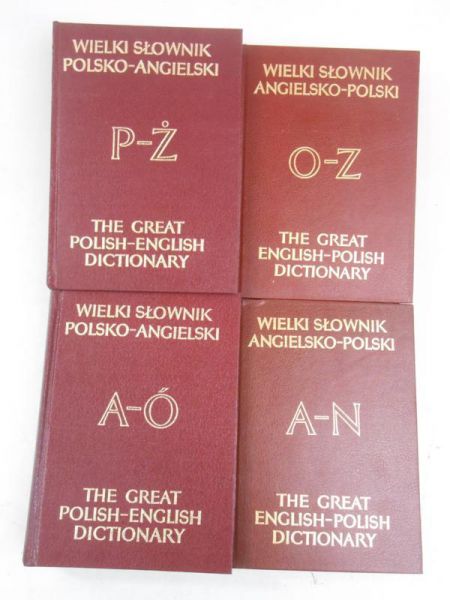 ielki słownik polsko-angielski, IV tomy