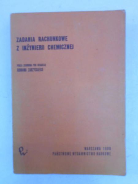 Zadania rachunkowe z inżynierii chemicznej