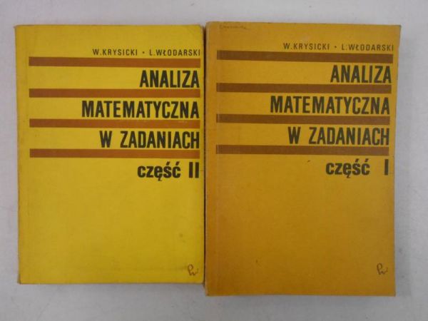 Analiza matematyczna w zadaniach, Cz. I-II