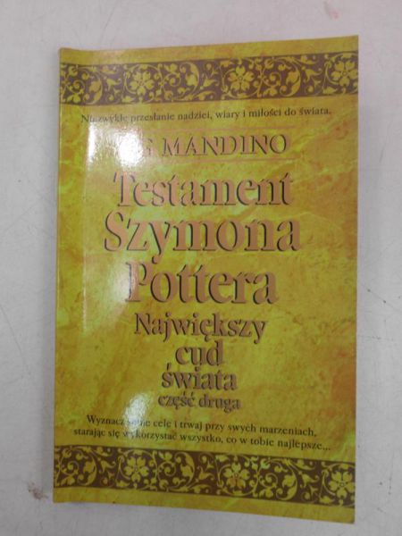 Testament Szymona Pottera, cz. II