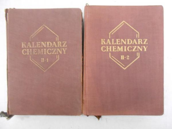 Kalendarz chemiczny, Cz. 2, Tom I-II