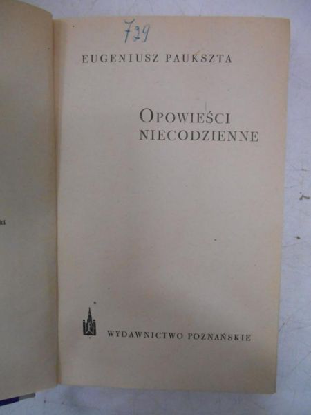 Paukszta Eugeniusz - Opowieści niecodzienne