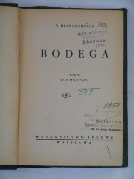 Bodega, 1949 r.