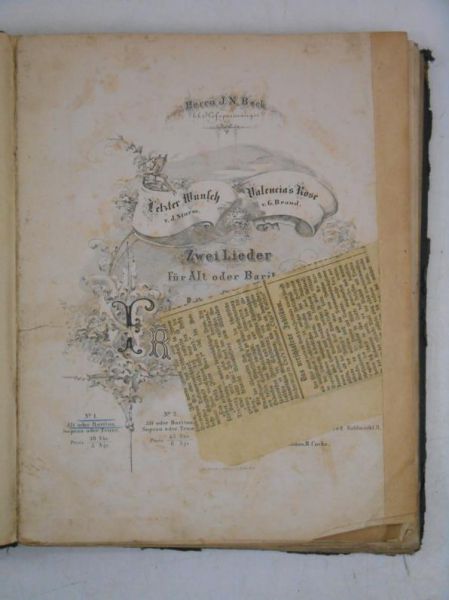 .- Zwei Lieder, 1910 r.