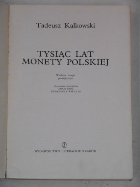 Tysiąc lat monety polskiej