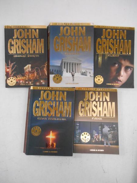Grisham John - Zestaw 5 książek