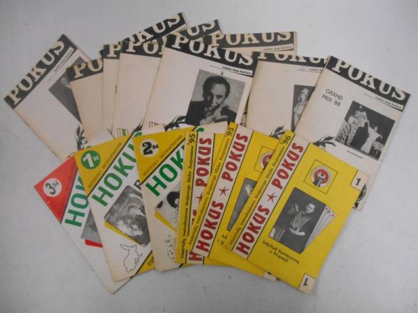 Późniak Stefan (red.) - Hokus-Pokus. Materiały instruktażowe, 16 numerów z lat 1988-1996