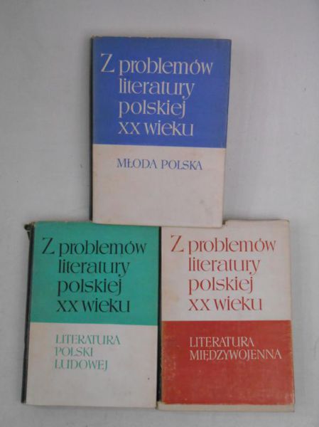 Z problemów literatury polskiej XX wieku, Tom I-III