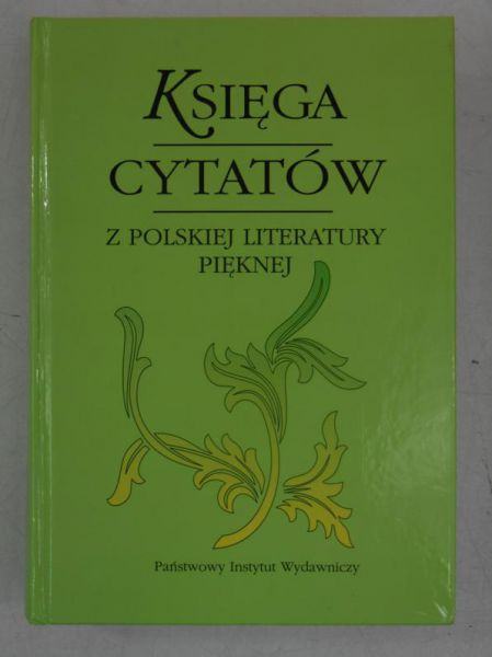Księga cytatów z polskiej literatury pięknej
