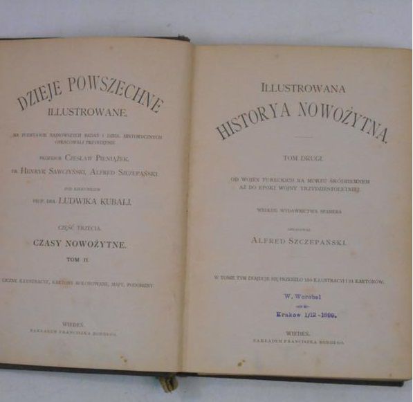 Illustrowana historya nowożytna, ok. 1900 r.