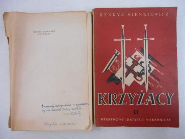 Krzyżacy, Tom I - II, 1949 r.