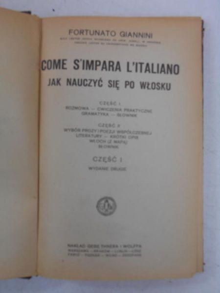 Come S'impara L'italiano, 1928 r.