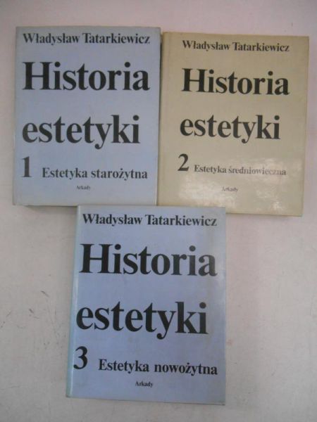 Historia estetyki, tomy I-III