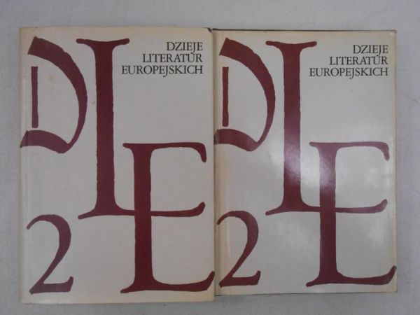 Dzieje literatur europejskich Tom II cz. 1-2