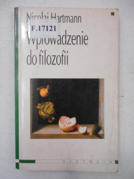 Hartmann Nicolai - Wprowadzenie do filozofii