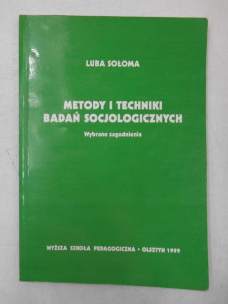 Metody i techniki badań socjologicznych