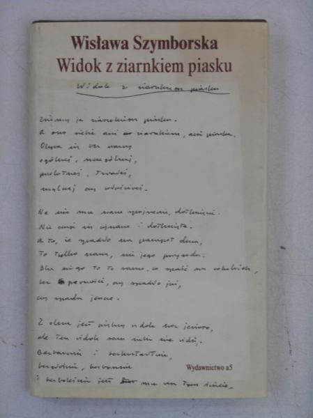 Widok z ziarenkiem pisku
