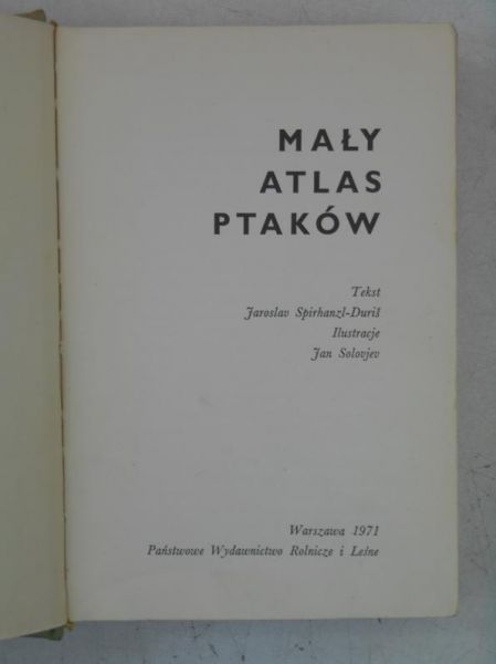 Mały atlas ptaków