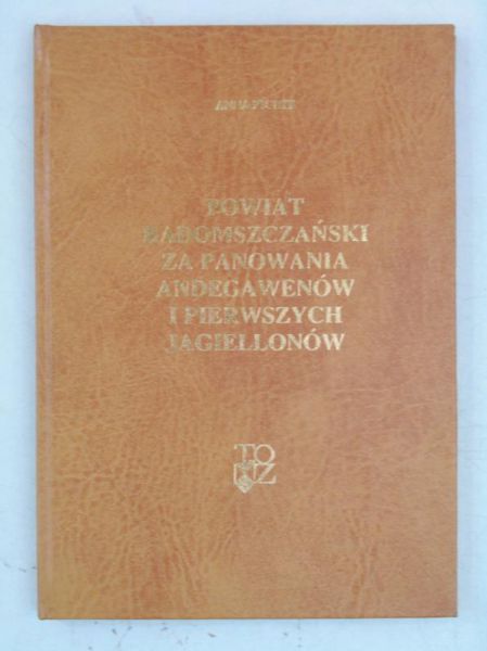 Powiat Radomszczański za panowania Andegawenów i pierwszych Jagiellonów