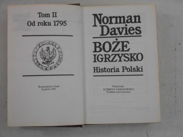 Davies Norman - Boże Igrzysko, Tom II