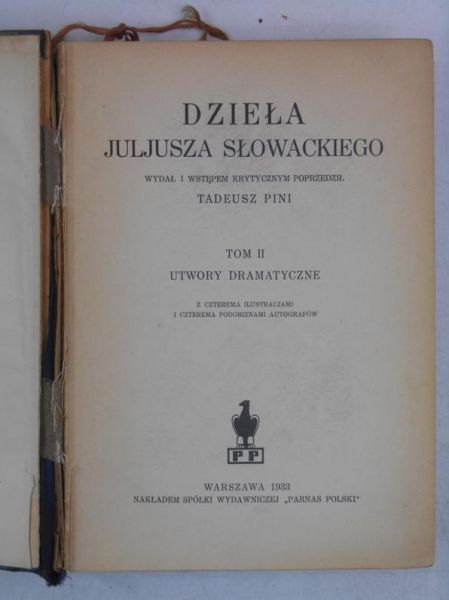 Dzieła, Tom II, 1933 r.