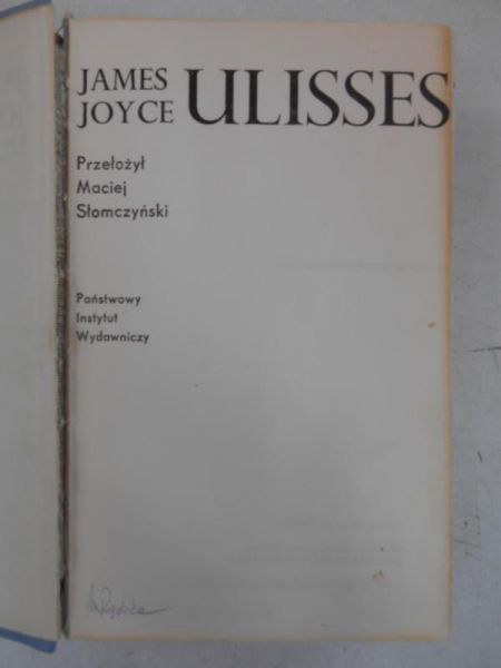 Joyce James - Ulisses