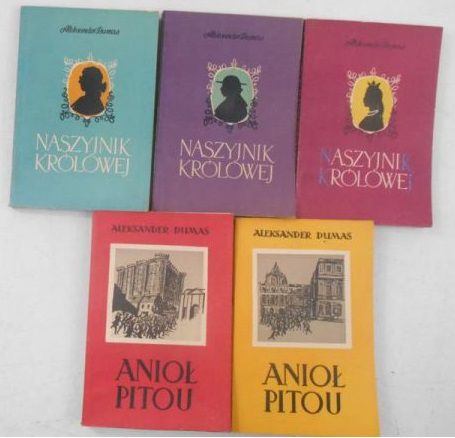 Naszyjniki królowej, t. I-III / Anioł Pitou, t. I-II