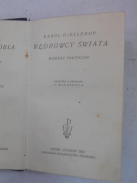 Gjellerup Karol - Wędrowcy świata, 1924 r.