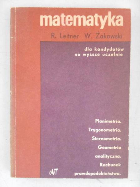 Matematyka dla kandydatów na wyższe uczelnie
