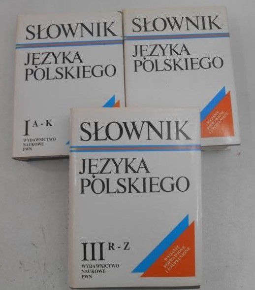 Słownik języka polskiego Tom I-III