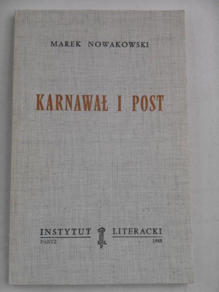 Karnawał i post