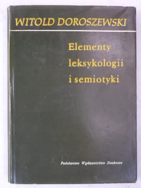 Elementy leksykologii i semiotyki