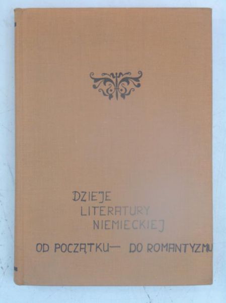 Szyrocki Marian  - Dzieje litertatury Niemieckiej