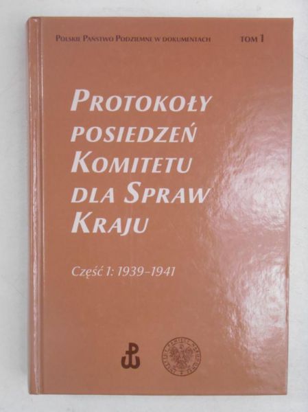r - Protokoły posiedzeń komitetu dla spraw kraju