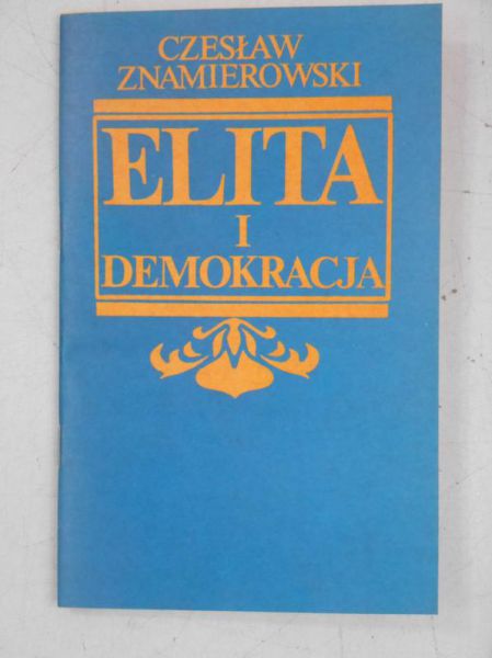 Elita i demokracji